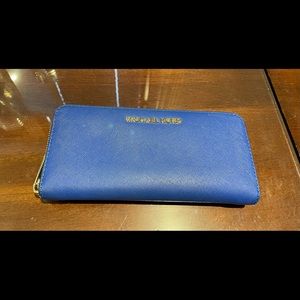 Michael Kors Cobalt Blue Wallet